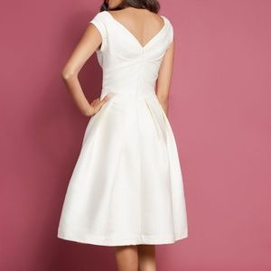 Modcloth White Ivory Dress Wedding